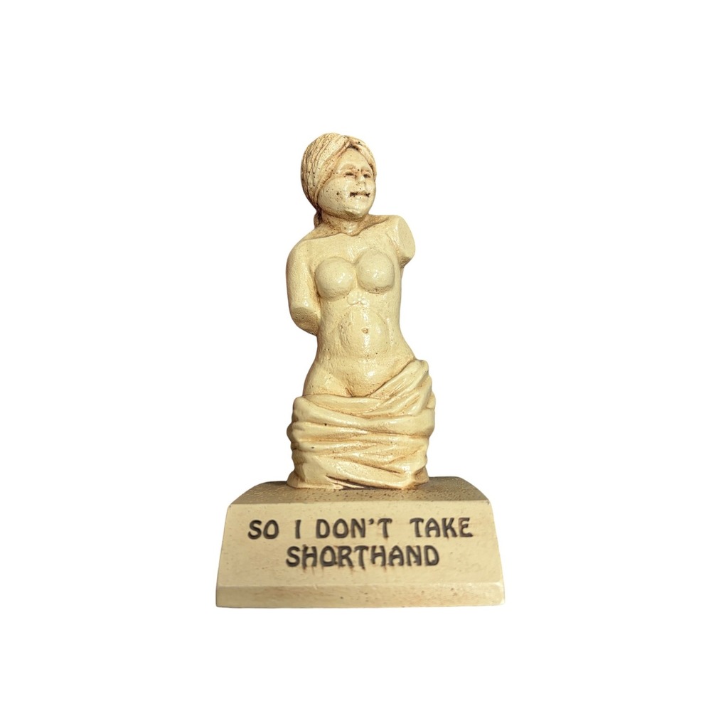 Vintage 1972 Paula Figurine Venus De Milo So I Don't Take Shorthand W-263 USA